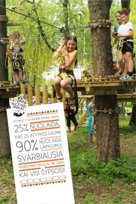 UNO parkas - Парк приключений в Вильнюсе