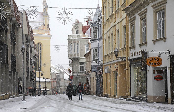 Вильнюс зимой