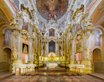Костел Святой Терезы, Вильнюс, интерьер