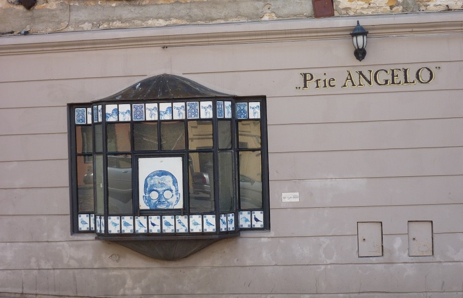 "Prie Angelo" (У Ангела) - кафе в самом центре Ужуписа